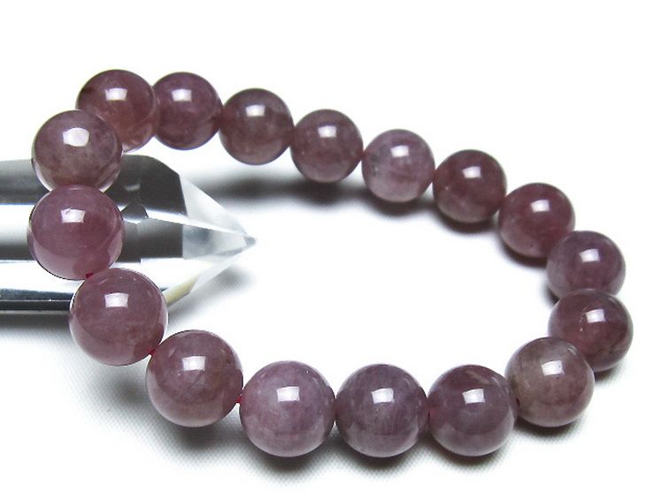 ローズクォーツ ブレスレット 12mm [t373-7097] 1枚目