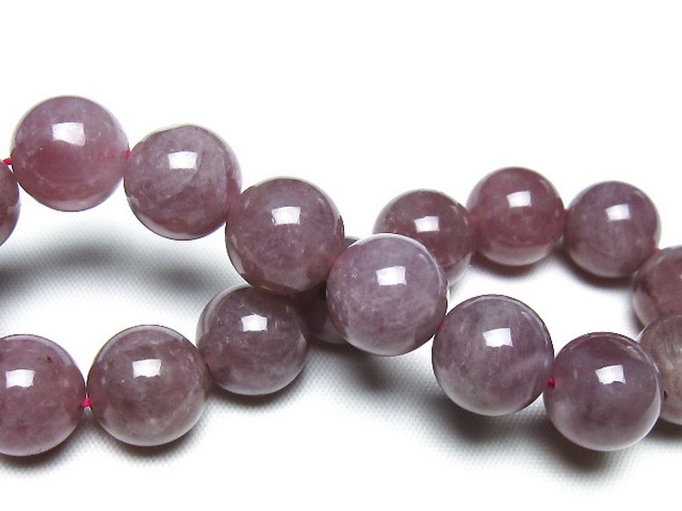 ローズクォーツ ブレスレット 12mm [t373-7097] 2枚目