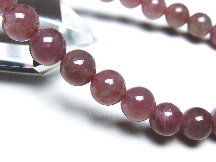 ローズクォーツ ブレスレット 8mm [t373-7114] 3枚目