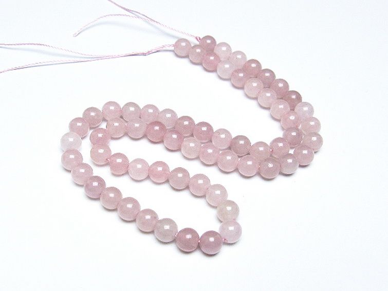 ローズクォーツ 一連 7mm ビーズ [t374-1707] 3枚目