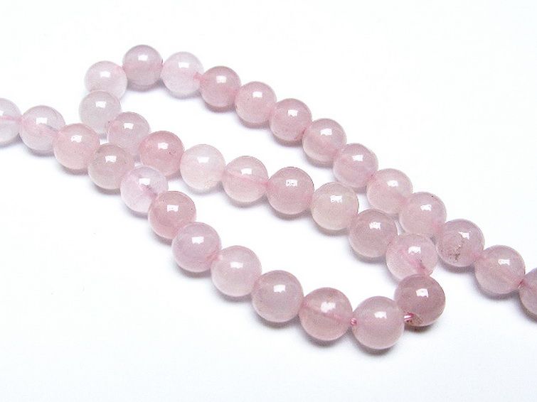 ローズクォーツ 一連 7mm ビーズ [t374-1711] 2枚目