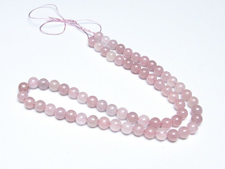 ローズクォーツ 一連 7mm ビーズ [t374-1711] 3枚目