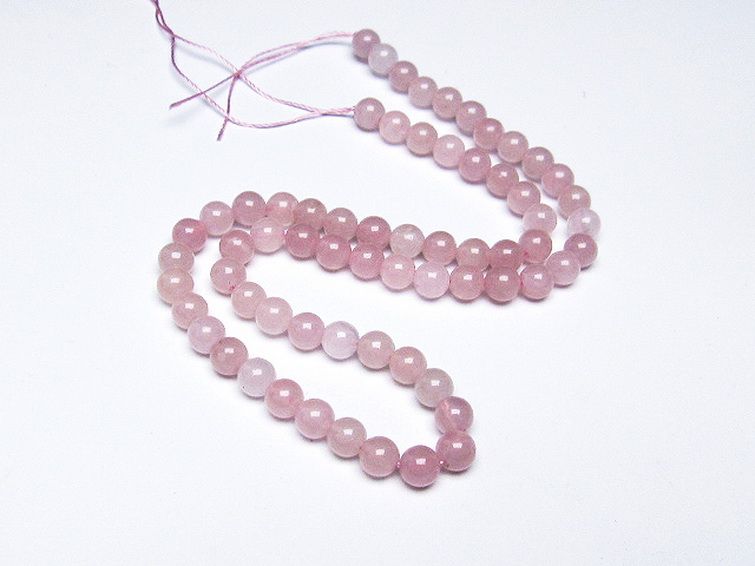ローズクォーツ 一連 6mm ビーズ [t374-2062] 2枚目