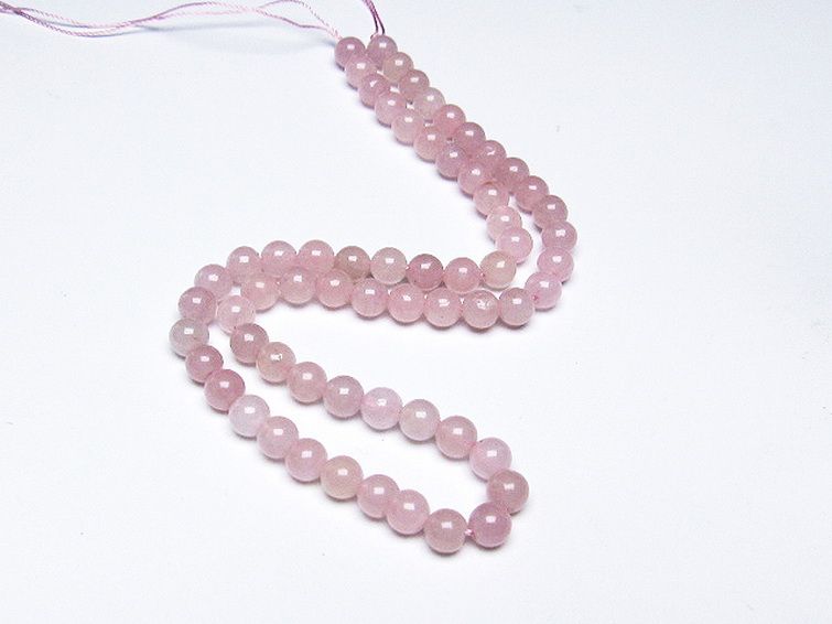 ローズクォーツ 一連 7mm ビーズ [t374-2146] 2枚目