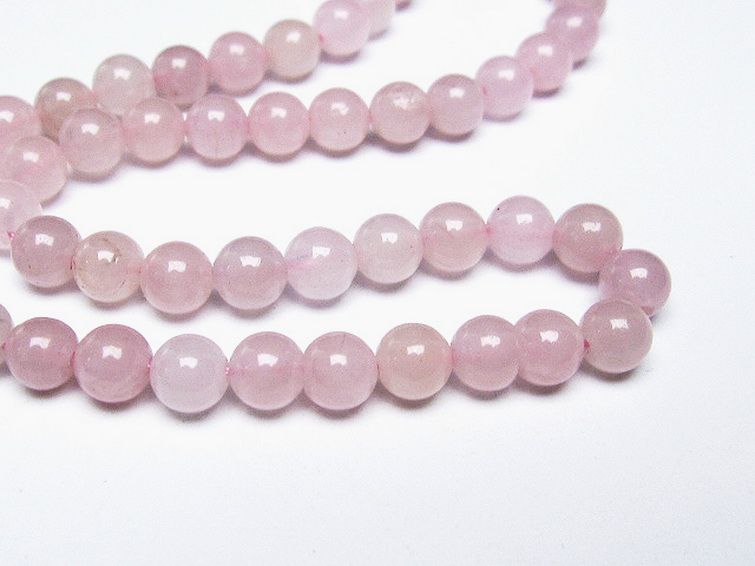 ローズクォーツ 一連 7mm ビーズ [t374-2146] 3枚目