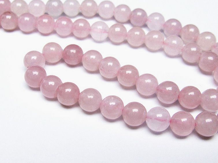 ローズクォーツ 一連 7mm ビーズ [t374-2160] 3枚目