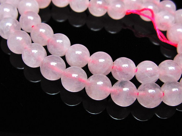 ローズクォーツ 一連 7mm ビーズ [t374-2212] 3枚目