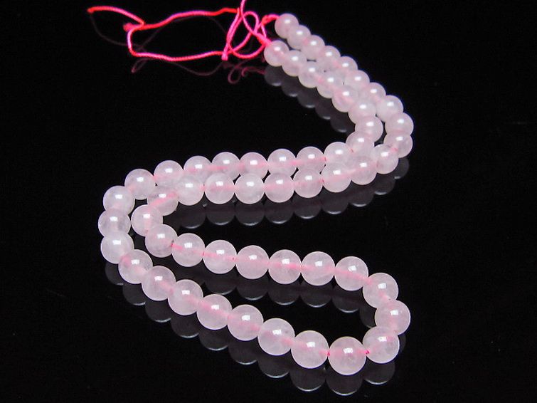 ローズクォーツ 一連 7mm ビーズ [t374-2221] 2枚目
