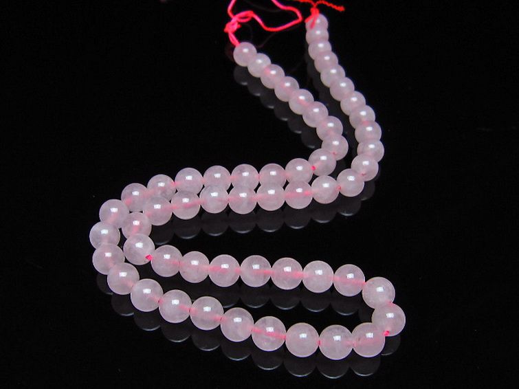 ローズクォーツ 一連 7mm ビーズ [t374-2244] 2枚目