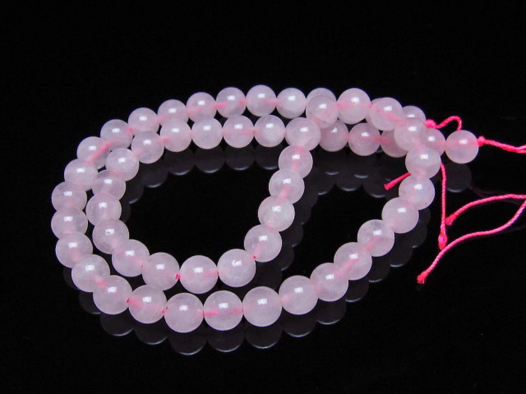 ローズクォーツ 一連 7mm ビーズ [t374-2247] 2枚目