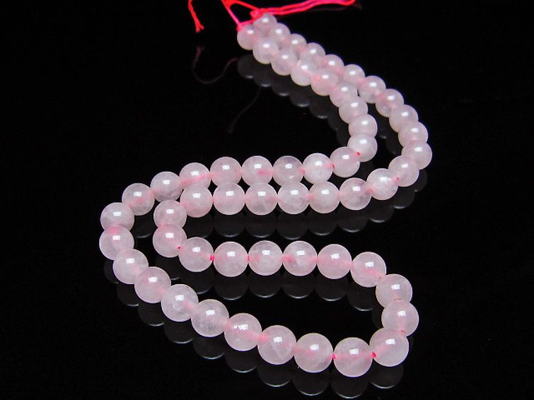 ローズクォーツ 一連 7mm ビーズ [t374-2251] 2枚目