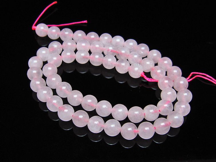ローズクォーツ 一連 7mm ビーズ [t374-2268] 1枚目