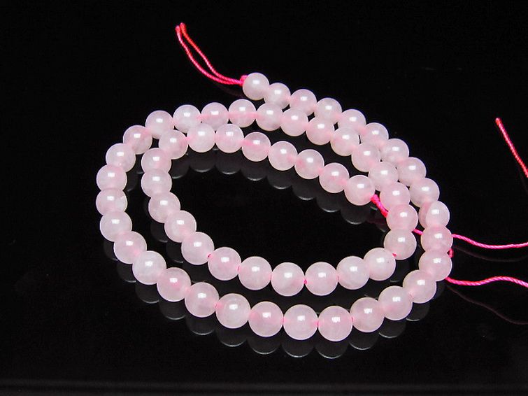 ローズクォーツ 一連 7mm ビーズ [t374-2369] 1枚目