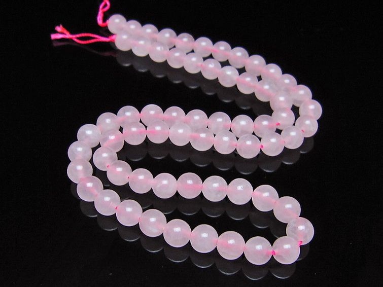 ローズクォーツ 一連 6mm ビーズ [t374-2402] 2枚目