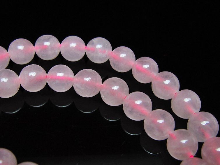 ローズクォーツ 一連 6mm ビーズ [t374-2404] 3枚目
