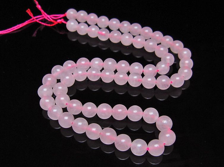 ローズクォーツ 一連 6mm ビーズ [t374-2421] 2枚目