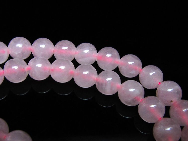 ローズクォーツ 一連 6mm ビーズ [t374-2439] 3枚目