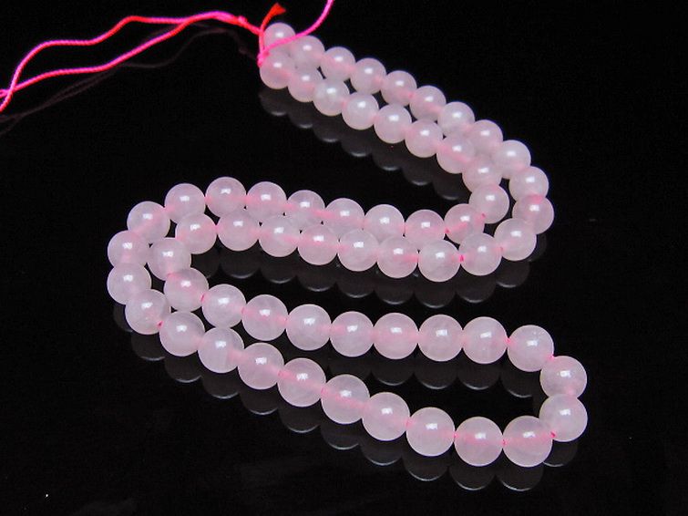 ローズクォーツ 一連 6mm ビーズ [t374-2441] 2枚目