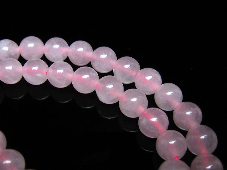 ローズクォーツ 一連 6mm ビーズ [t374-2441] 3枚目