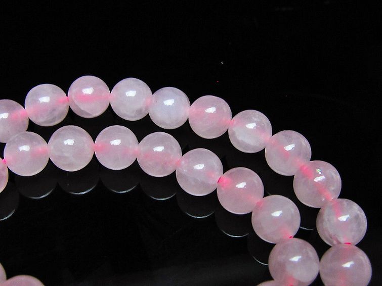ローズクォーツ 一連 6mm ビーズ [t374-2453] 3枚目
