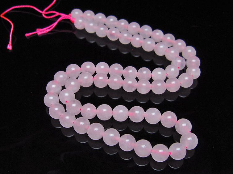 ローズクォーツ 一連 6mm ビーズ [t374-2457] 2枚目