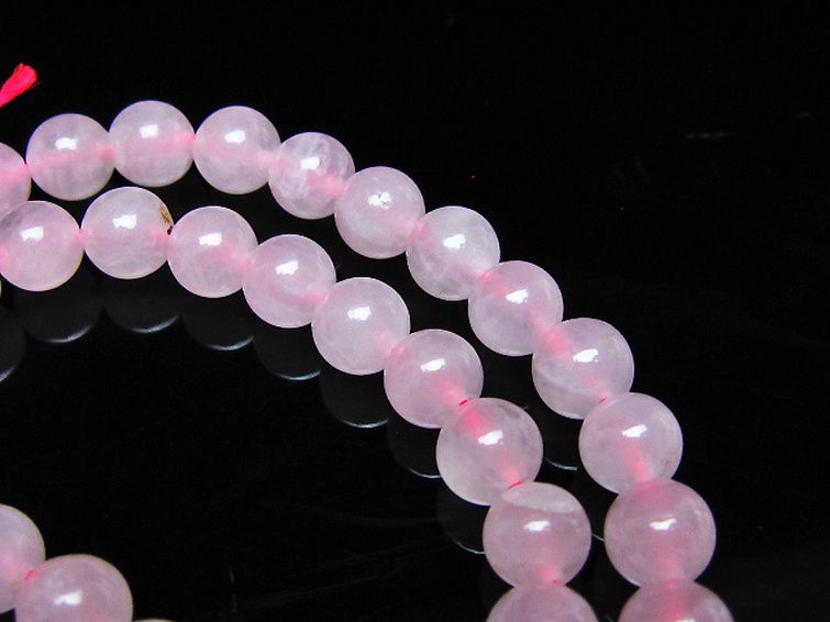 ローズクォーツ 一連 6mm ビーズ [t374-2457] 3枚目