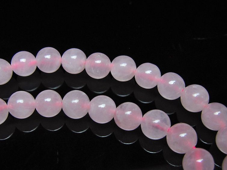 ローズクォーツ 一連 6mm ビーズ [t374-2463] 3枚目