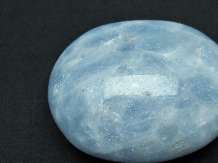 ブルーカルサイト 原石 ※欠け箇所などあり [t375-3745] 2枚目