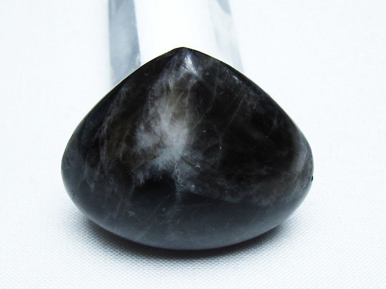 モリオン 純天然 黒水晶 ハート 置物 [t375-4392] 3枚目