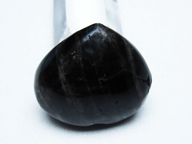 モリオン 純天然 黒水晶 ハート 置物 [t375-4393] 3枚目