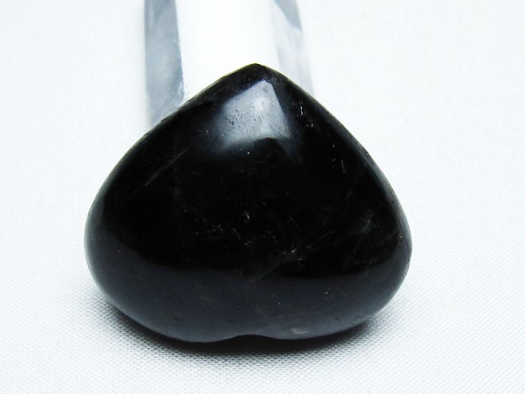 モリオン 純天然 黒水晶 ハート 置物[T375-4567] 3枚目