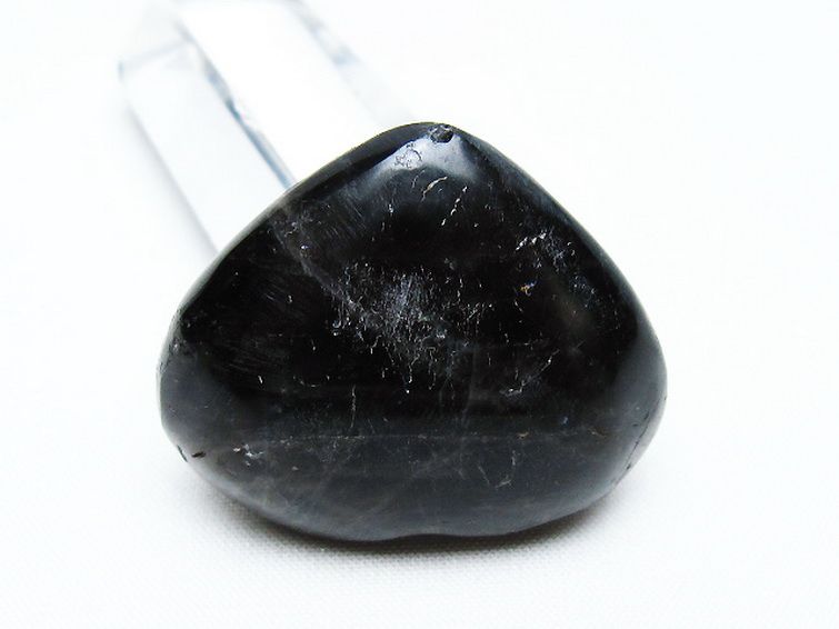 モリオン 純天然 黒水晶 ハート 置物[T375-4644] 3枚目