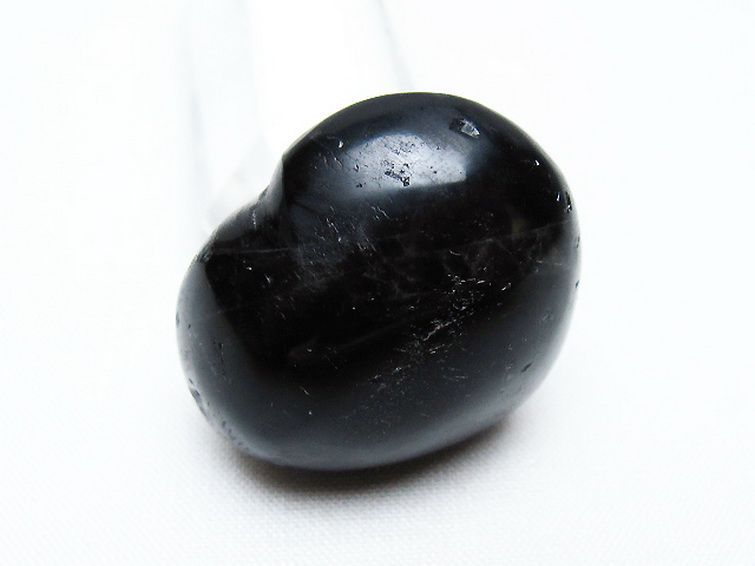 モリオン 純天然 黒水晶 ハート 置物 [t375-4708] 2枚目