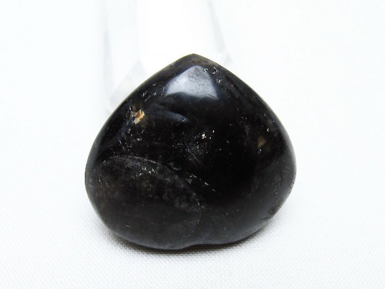 モリオン 純天然 黒水晶 ハート 置物[T375-4714] 3枚目