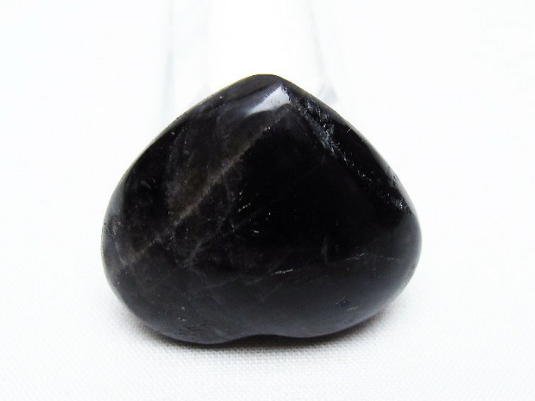 モリオン 純天然 黒水晶 ハート 置物[T375-4725] 3枚目