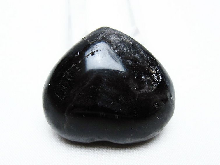 モリオン 純天然 黒水晶 ハート 置物[T375-4731] 3枚目