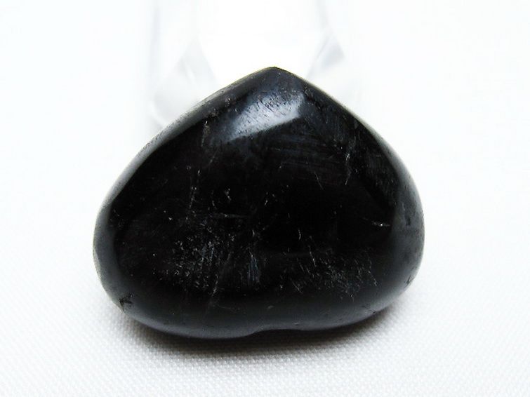 モリオン 純天然 黒水晶 ハート 置物 [t375-4732] 3枚目