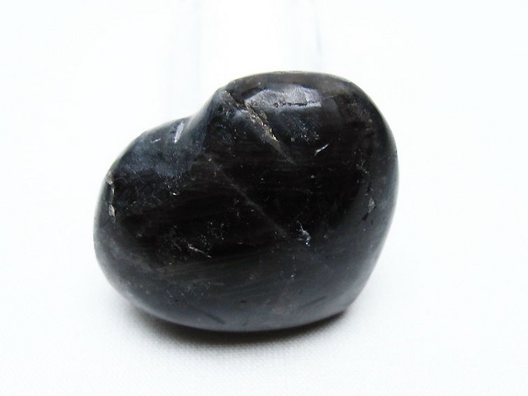 モリオン 純天然 黒水晶 ハート 置物[T375-4739] 2枚目