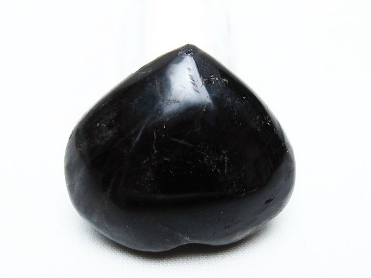 モリオン 純天然 黒水晶 ハート 置物[T375-4739] 3枚目