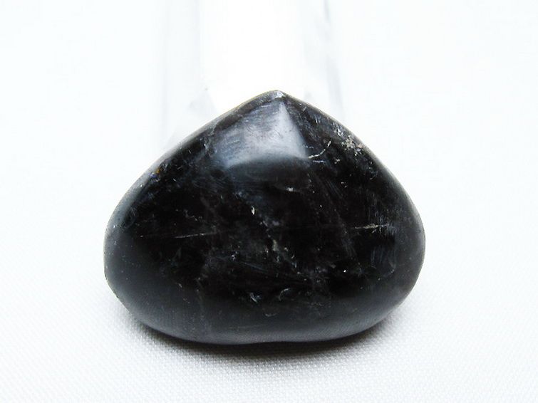 モリオン 純天然 黒水晶 ハート 置物 [t375-4748] 3枚目