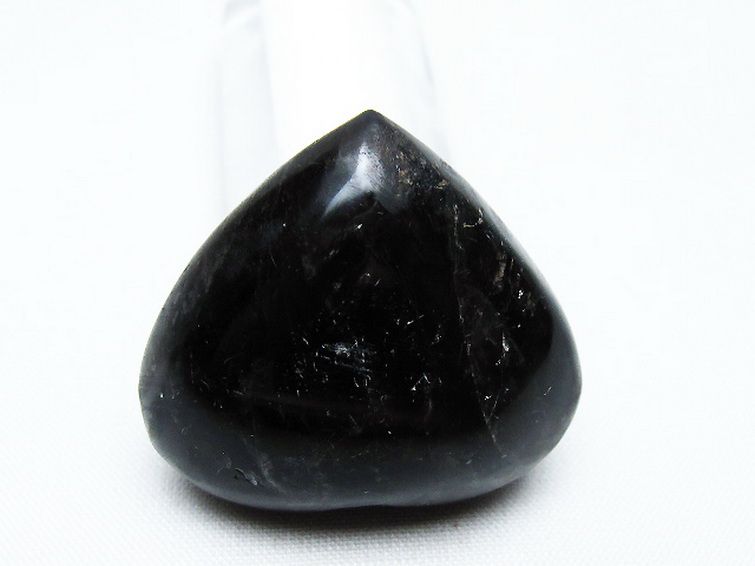 モリオン 純天然 黒水晶 ハート 置物 [t375-4765] 3枚目