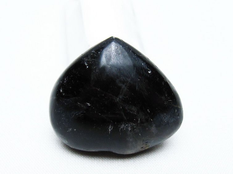 モリオン 純天然 黒水晶 ハート 置物[T375-4774] 3枚目
