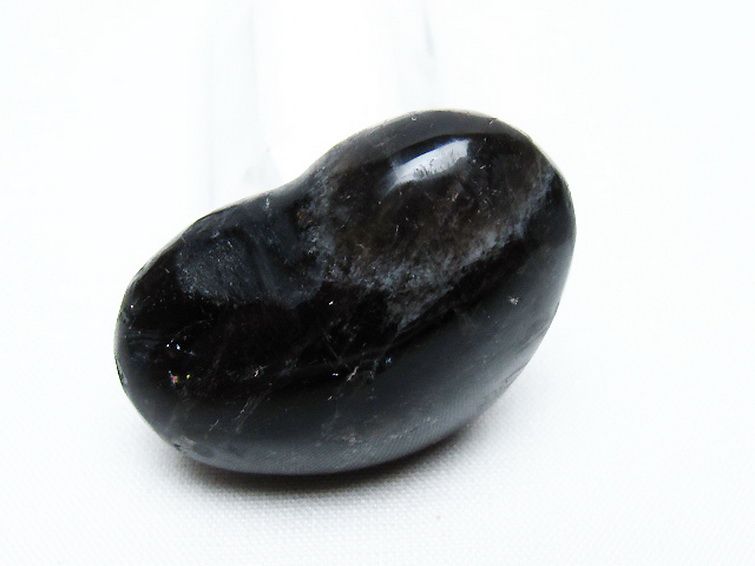 モリオン 純天然 黒水晶 ハート 置物 [t375-4778] 2枚目