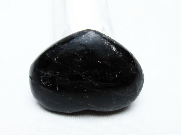 モリオン 純天然 黒水晶 ハート 置物 [t375-4778] 3枚目