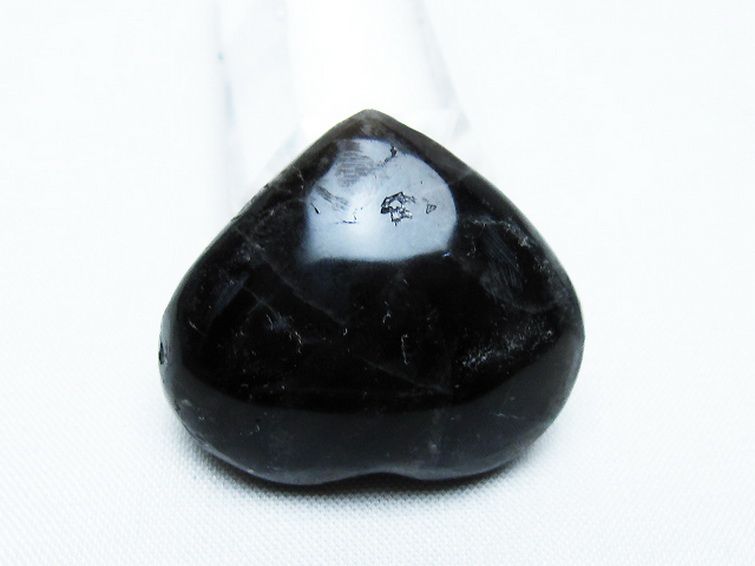 モリオン 純天然 黒水晶 ハート 置物[T375-4789] 3枚目