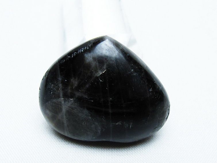 モリオン 純天然 黒水晶 ハート 置物[T375-4795] 3枚目