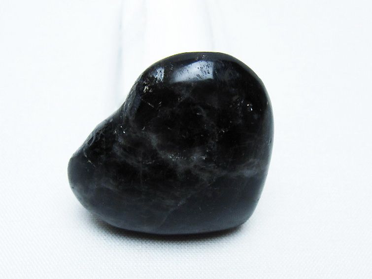 モリオン 純天然 黒水晶 ハート 置物 [t375-4808] 2枚目