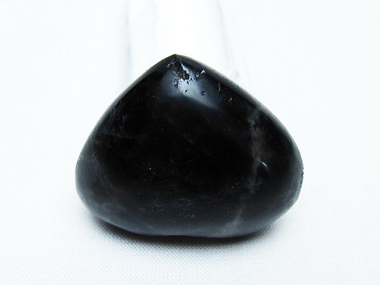 モリオン 純天然 黒水晶 ハート 置物 [t375-4808] 3枚目