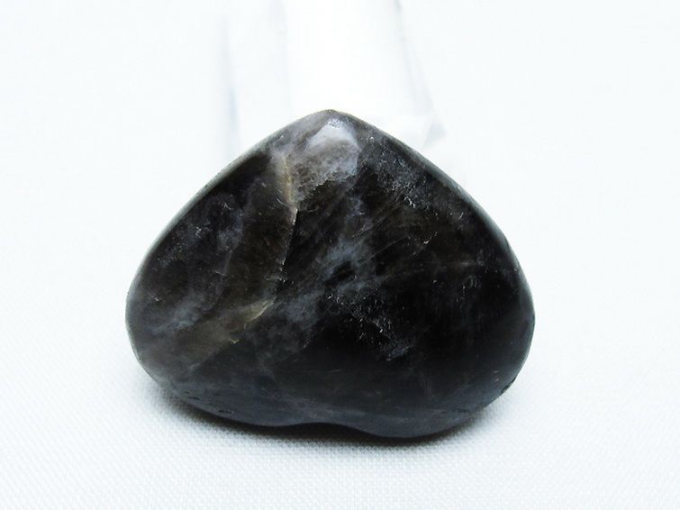 モリオン 純天然 黒水晶 ハート 置物[T375-4814] 3枚目