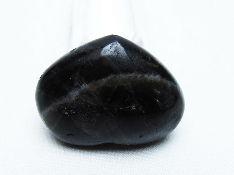 モリオン 純天然 黒水晶 ハート 置物[T375-4824] 3枚目